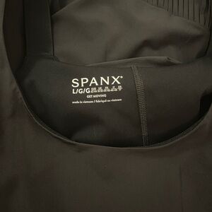 SPANX Jet Black Pleated Athletic Dress
